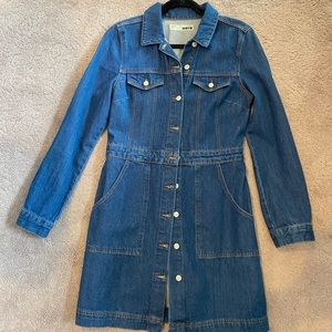 Top shop denim dress